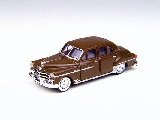 Mini Metals H.O. Scale 30329 1950 Plymouth 4-Door Sedan - Assembled - Mini Metals(R) -- Trinidad Brown