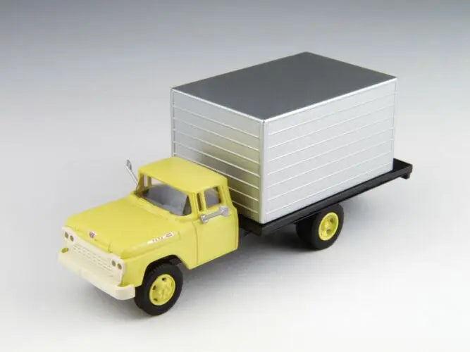 Mini Metals H.O. Scale 30478 1960 Ford Delivery Truck - Assembled - Mini Metals(R) -- Goldenrod Yellow Cab, Aluminum Body