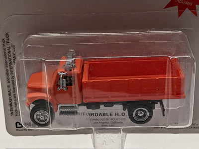  Boley H.O. Scale International Orange 2 axle Stake Truck Diecast Trucks with Plastic 4014-9 1:87 Scale