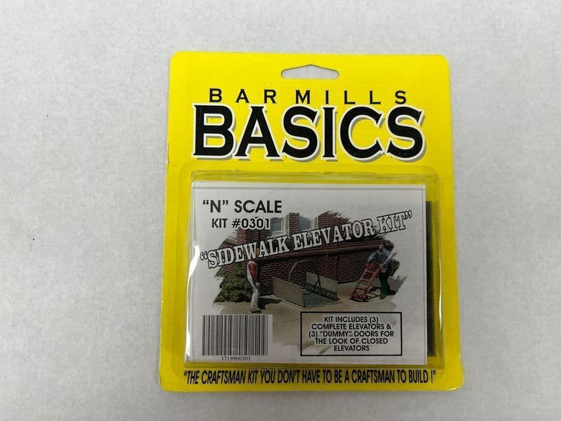 Barmills Basics N Scale 0301 Sidewalk Elevator Kit