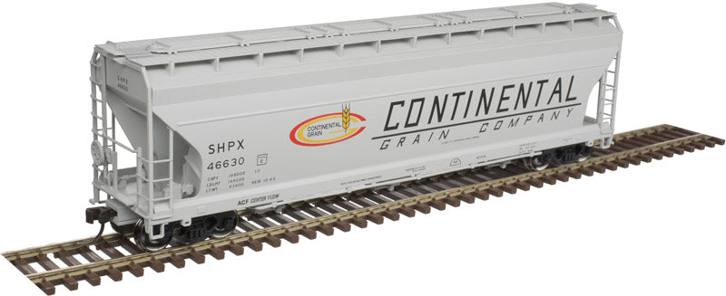 Atlas H.O. Scale 20 005 510 ACF 4650 Centerflow Hopper Continental Grain (SHPX) 46611