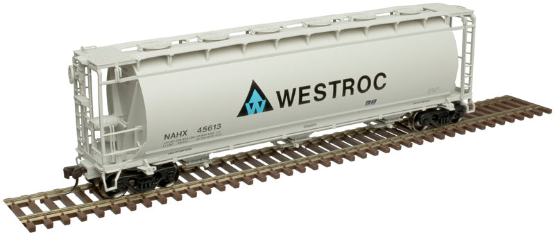 Atlas H.O. Scale 20 005 771 Westroc Road ACF 3-Bay Cylindrical Hopper 45613