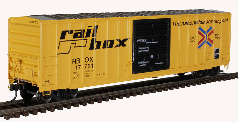 Atlas H.O. Scale 20 006 218 FMC 5077 SD Box Car (Early) Railbox 18033