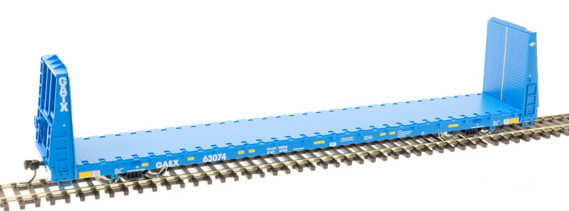 Atlas H.O. Scale 20 006 455 General American (GAEX) Bulkhead Flat Car 63089