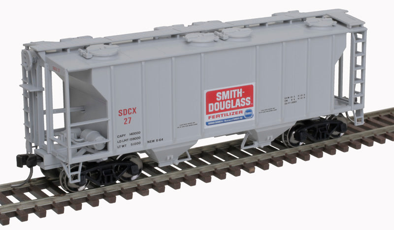 Atlas Trainman H.O. Scale 20 006 558 Smith Douglass PS-2 Covered Hopper 27