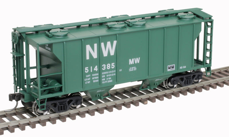 Atlas H.O. Scale 20 006 563 PS-2 Covered Hopper Norfolk & Western 514405