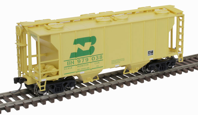 Atlas Trainman H.O. Scale 20 006 594 BN Scale Monitor Car PS-2 Covered Hopper 979038