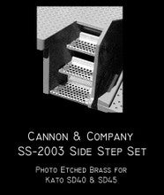 Cannon & Company H.O. Scale SS-2003 Etched Side Step Set SS-2003 All Kato SDs