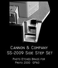 Cannon & Company H.O. Scale SS_2009 Etched Side Step Set SS-2009 Proto 2000 GP60