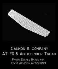 Cannon & Company H.O. Scale AT-2018 Anticlimber Safety Tread AT-2018 Standard