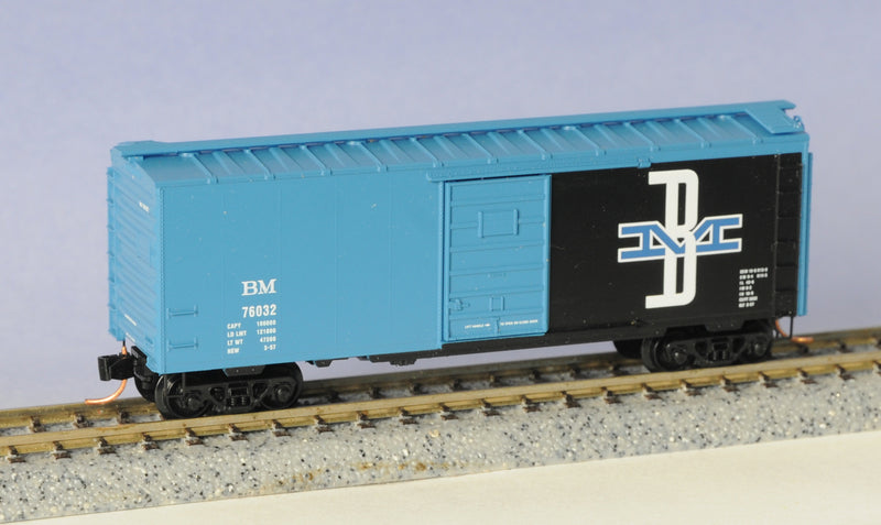 Micro Trains N-Scale 020 00 696 - Boxcar, 40 Foot, PS-1 - Boston & Maine - 76032