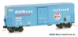 Micro Trains N-Scale 024 00 140 - Boxcar, 40 Foot, PS-1 - Pickens - 20039