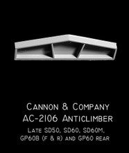 Cannon & Company H.O. Scale AC-2106 Anti Climber SD50/60 (2) AC-2106