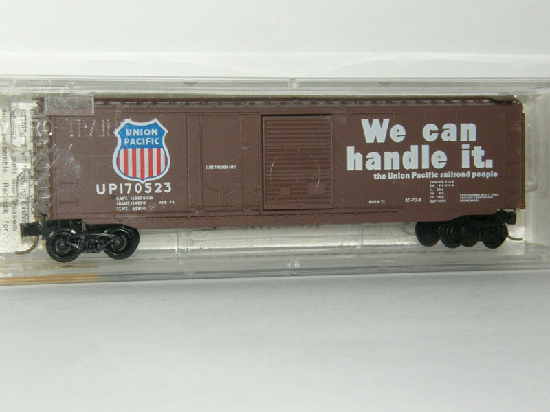 Micro Trains N-Scale 33050 - Boxcar, 50 Foot, Steel - Union Pacific - 170523