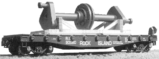 Laser Kit American Model Builder N-Scale 522 Structure Flatcar Crankshaft Load