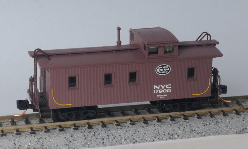 Micro Trains N-Scale 051 00 080 - Caboose, Cupola, Wood - New York Central - 17906