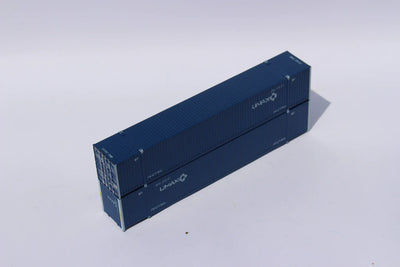 Jacksonville Terminal Company 1:160 Scale 53’ 8-55-8 corrugated 2-vent sides 9-ribs vertical Front 1-3-1 Rear doors UMXU 235131 + UMXU 235170     537010 UMAX