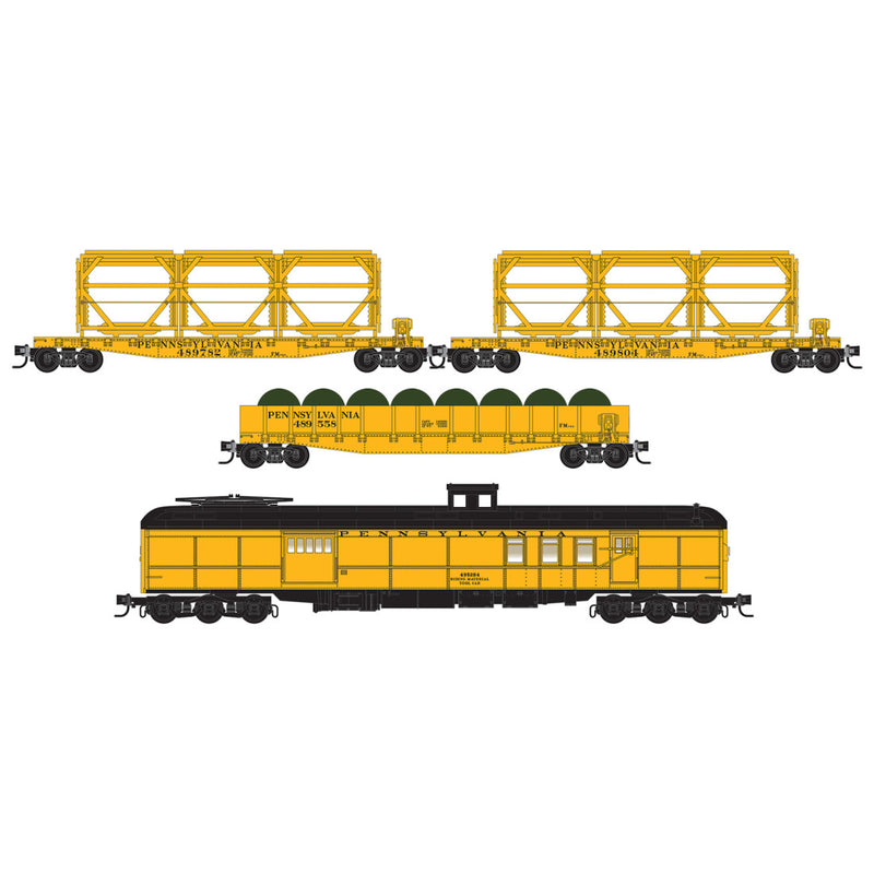Micro-Trains N-Scale Pennsylvania Railroad MOW 4-Pack