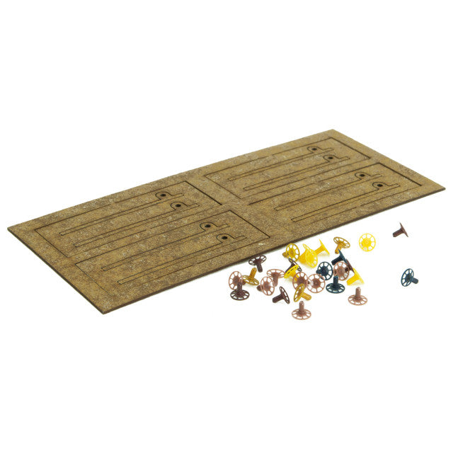 Micro-Trains N Scale Door Starter Hardware 4-pk 499 45 008