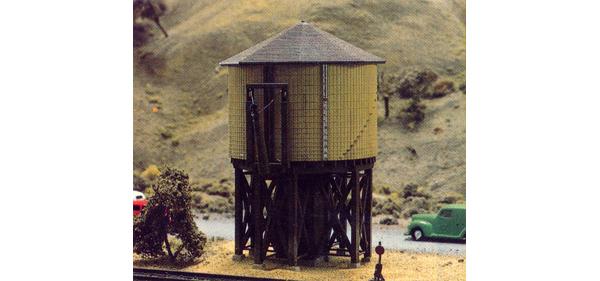 Tichy-Train Wood Water Tank Kit N Scale Model Railroad Building #2600