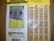Blair Line H.O. Scale 2708 Burglar Bars (24)