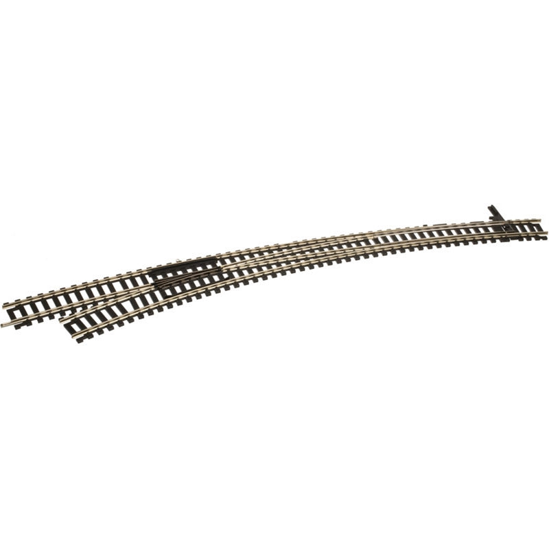 Atlas H.O. Scale 287 Code 100 Nickel Silver Rail Curved Turnout [Left]