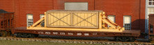 Laser Kit American Model Builder O-Scale 457 Wood Crate w/ Blocking Flat Car Load