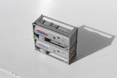 JTC N Scale CHEMION 20' Standard Tank Container (full length 3/4 around walkway) 205210