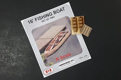 Osborn Model Kits N Scale 16' Fishing Boat 3005