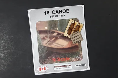 Osborn Model Kits N Scale 16' Canoe 3006
