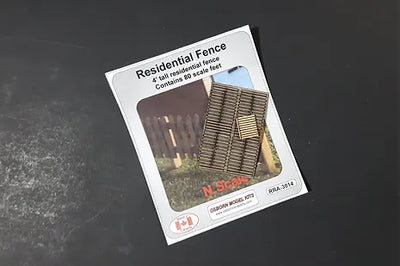 Osborn Model Kits N Scale Residential Fence 3014