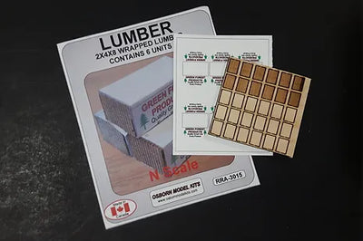 Osborn Model Kits N Scale Wrapped Lumber 3015