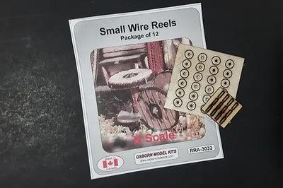 Osborn Model Kits N Scale Small Wire Reels 3032