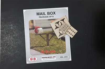 Osborn Model Kits N Scale Mail Boxes 3035
