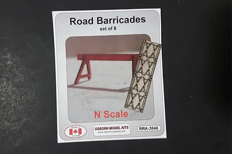 Osborn Model Kits N Scale Barricades 3040