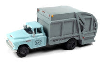 Mini Metals H.O. Scale 30590 1957 Chevy Garbage Truck, Oceanside Department of Public Works