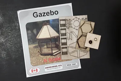 Osborn Model Kits N Scale Gazebo 3081