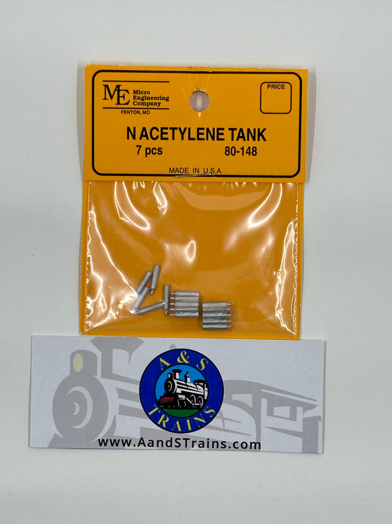Micro Engineering Company N-Scale 80-148 Acetylene Tank 7pcs