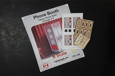 Osborn Model Kits N Scale Phone Booth 2088