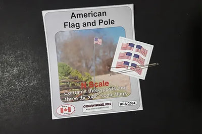 Osborn Model Kits N Scale US Flag 3094