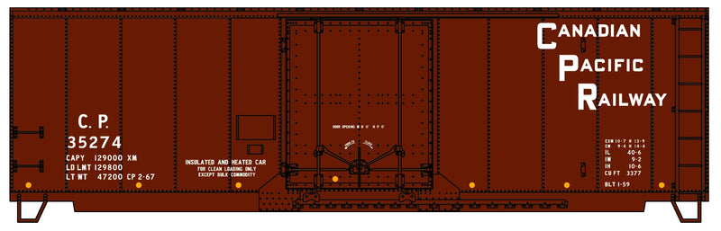 Accurail H.O. Scale 3134 Canadian Pacific Railway Built &
