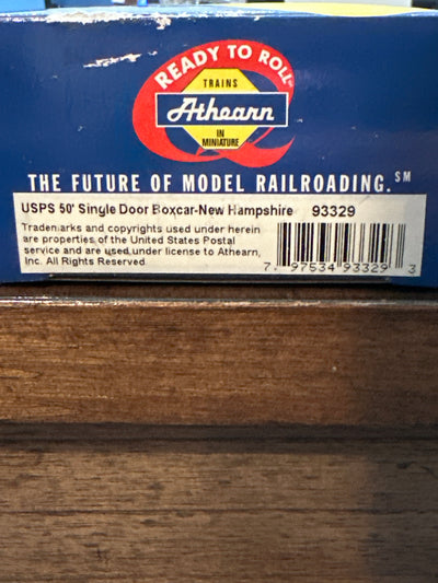 Athearn - HO-Scale - USPS 50' Single Door Boxcar - New Hampshire - No. 1788 - 93329