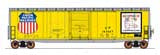 InterMountain H.O. Scale 45636-03 Dbl Door Boxcar w cushion under frame Union Pacific Car no 167863