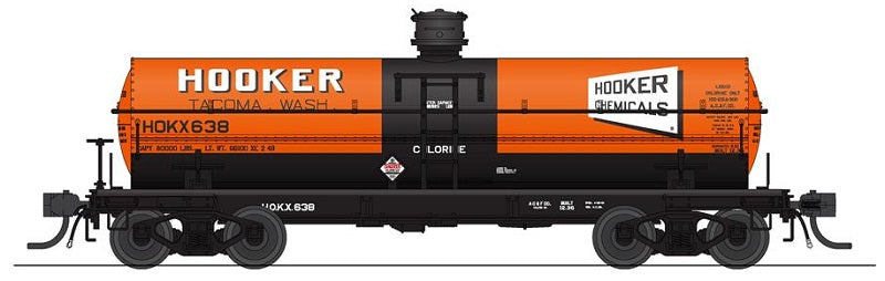 Broadway Limited Imports 6170 Hooker Chemicals 6000 Gal. Chlorine Tank Car