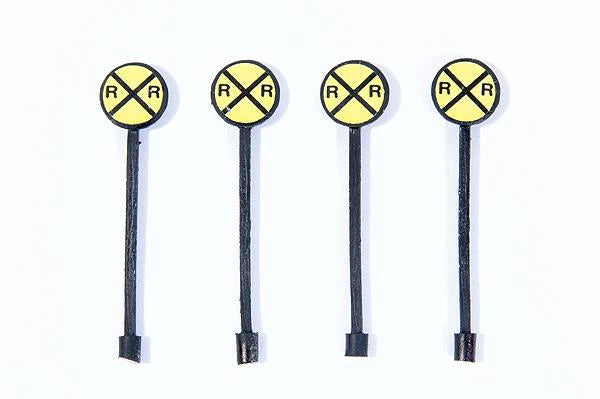 JL Innovative Design H.O. Scale 853 Custom Street Signs RR Crossing Warning (4)
