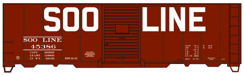 Accurail H.O. Scale 3561 Soo Line Built 1951