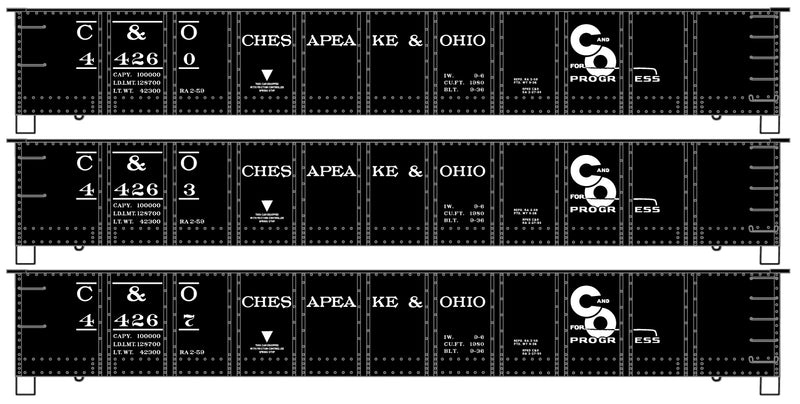 Accurail H.O. Scale 37104 Chesapeake & Ohio 41&