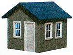 AM Models H.O. Scale 127 Small Yard Office Plastic Kit
