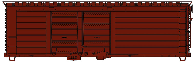 Accurail H.O. Scale 3980 Undercorated 40&