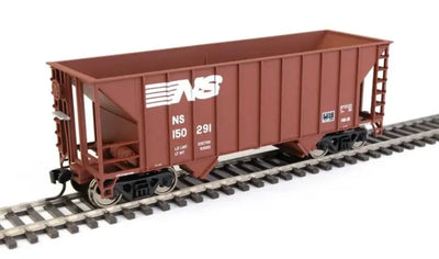 Walthers HO-Scale 34’ 100-Ton 2-Bay Hopper Norfolk Southern #150291     910-56612